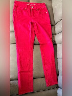 Seven7 red Slim Jeans